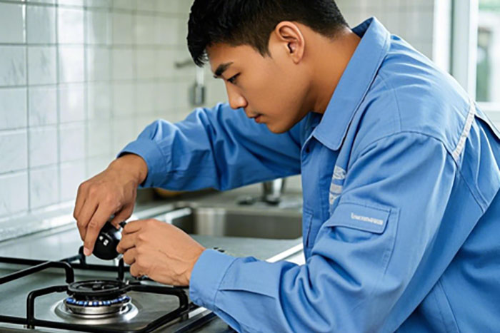 燃气灶火力不均的修复技巧