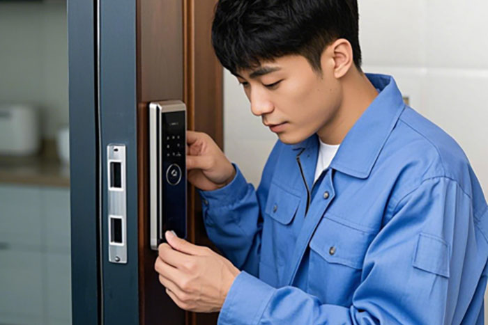 智能锁没电开不了?应急开锁全方法(图1) 智能锁没电开不了?应急开锁全方法(图1)