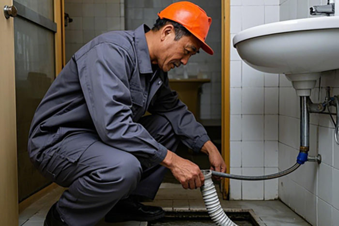 下水道堵塞疏通，省钱小技巧​