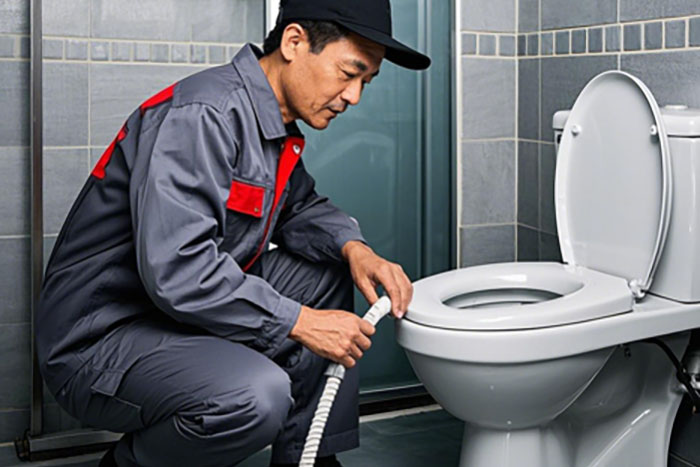 马桶轻微堵塞，简易疏通技巧​