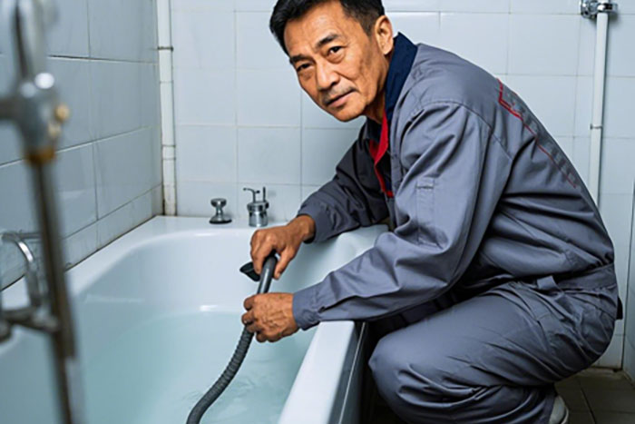 北京东城区浴缸下水道疏通电话,附近师傅 30 分钟上门服务