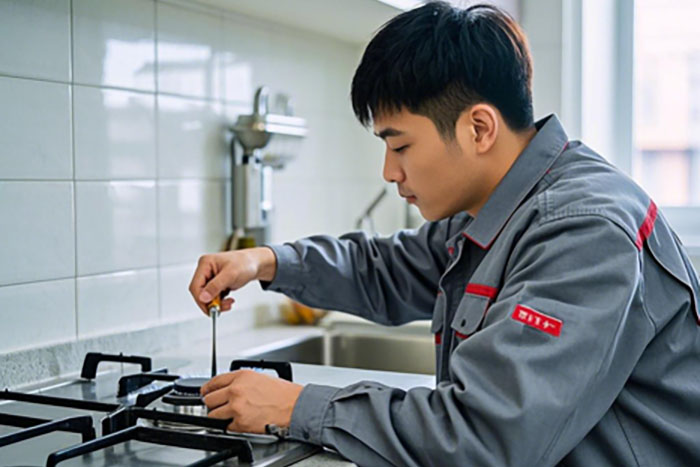 广州越秀区燃气灶安装上门服务电话,专业燃气灶安装师傅快速上门