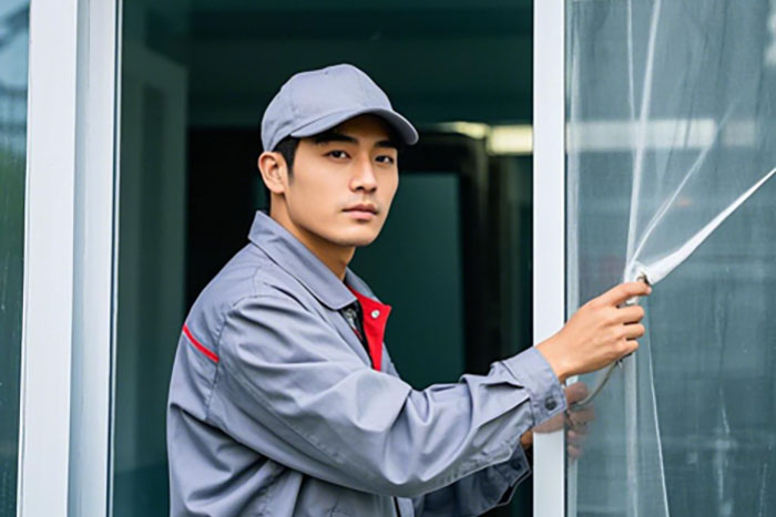 成都锦江区窗纱更换服务电话,附近师傅30分钟上门更换各种窗纱