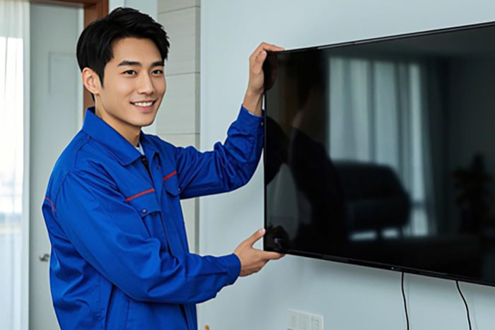 重庆万州区电视安装挂墙上门服务电话,专业师傅30分钟上门