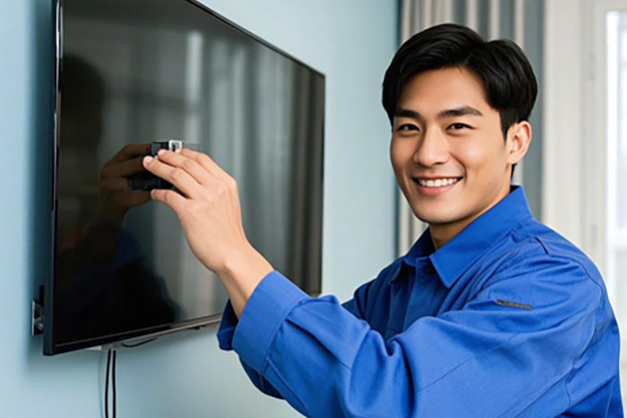 长沙芙蓉区电视安装挂墙上门服务电话,专业师傅 30 分钟上门
