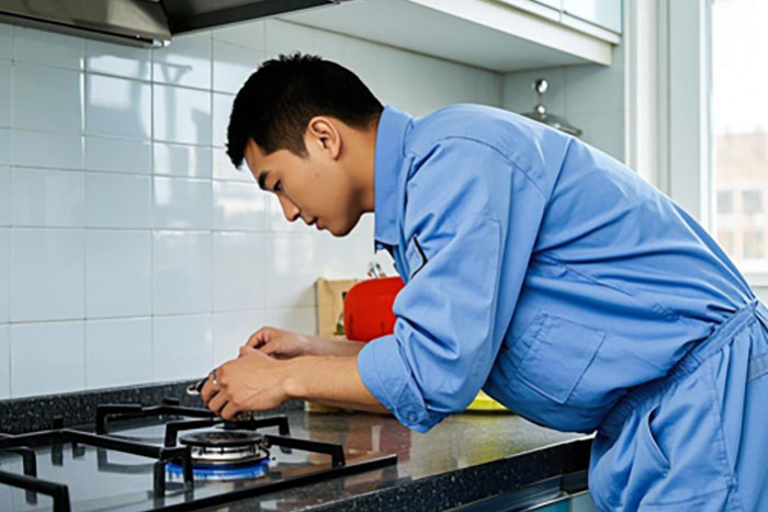 无锡梁溪区燃气灶安装上门服务电话:燃气灶漏气怎么办?