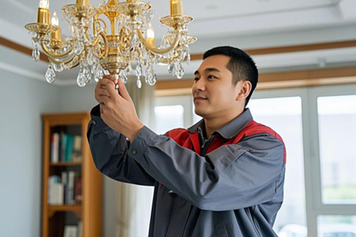 无锡梁溪区灯具维修电话:灯不亮了怎么处理?