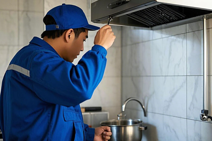 合肥瑶海区油烟机上门维修服务电话:专业油烟机维修师傅快速上门