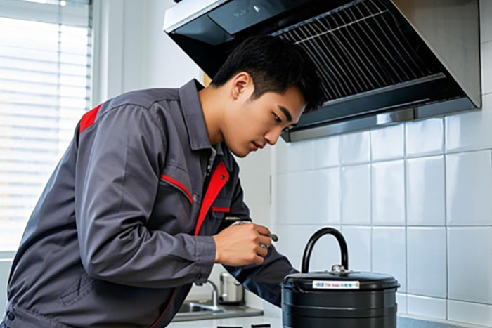 上海静安区油烟机上门维修服务电话:油烟机不吸烟怎么办?