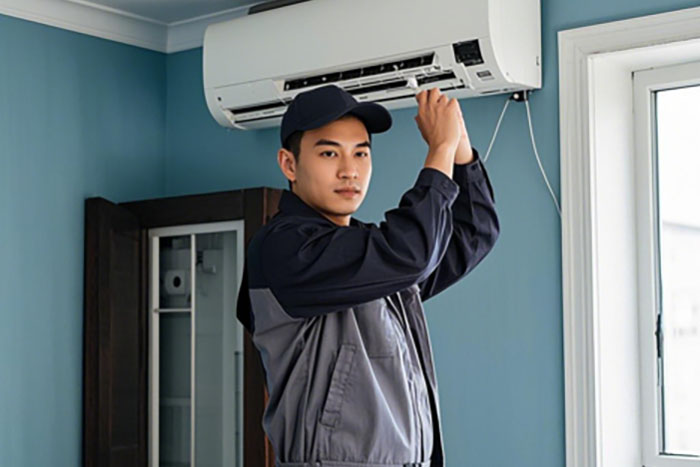 南通市空调清洗服务电话,空调不制冷、异味有害物质?师傅半小时上门解决