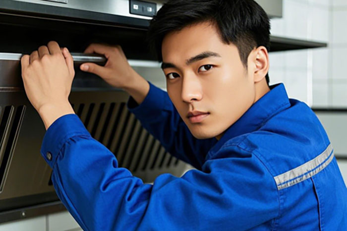 淮安市油烟机上门维修服务电话:吸力弱、噪音大、漏油,附近师傅 30 分钟上门