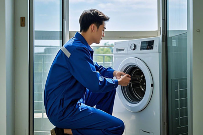 淮安市洗衣机上门安装服务电话:滚筒安装、波轮调试、水管连接,附近师傅 30 分钟上门