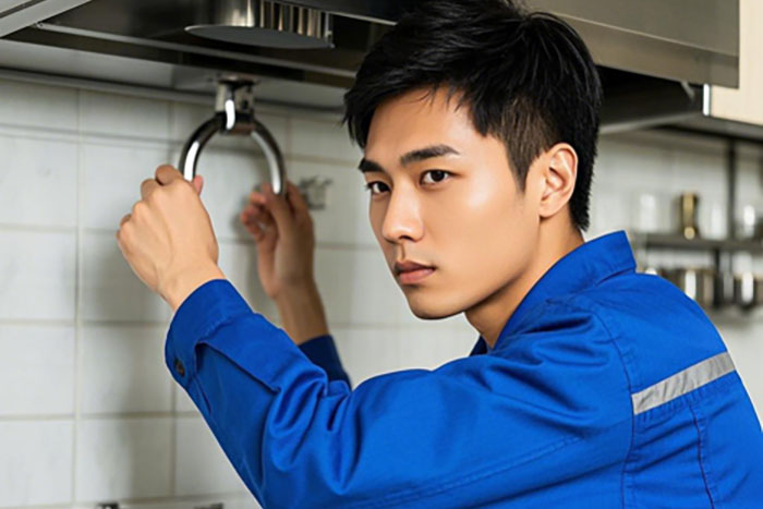 淮安市油烟机上门安装服务电话:打孔、安装、调试,附近师傅 30 分钟上门