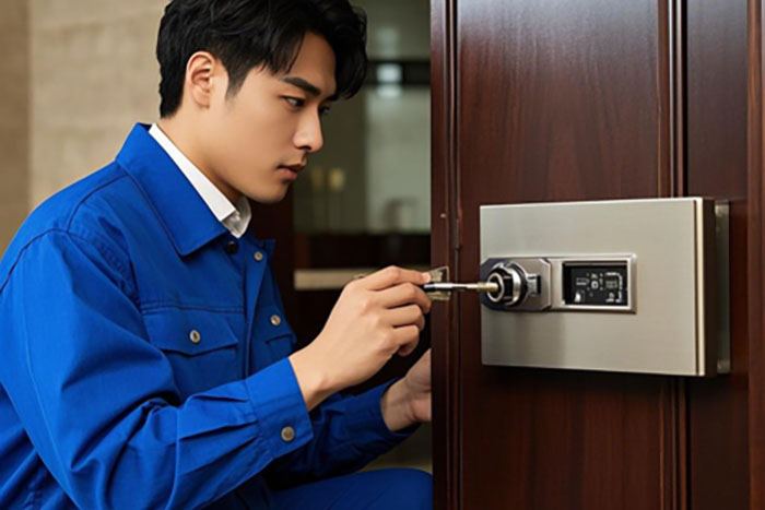 淮安市保险柜上门开锁公司电话:密码遗忘、钥匙丢失、锁具故障,附近师傅 30 分钟上门