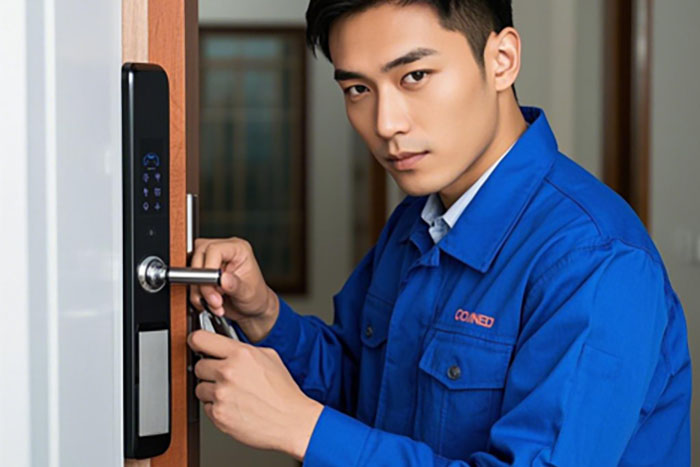 盐城市智能锁上门开锁公司电话:密码错误、指纹失灵找附近专业师傅