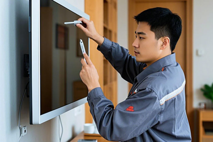 扬州市电视安装挂墙上门服务电话,附近专业师傅快速上门