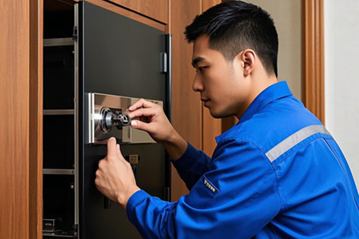 扬州市保险柜上门开锁电话,专业师傅30分钟快速响应