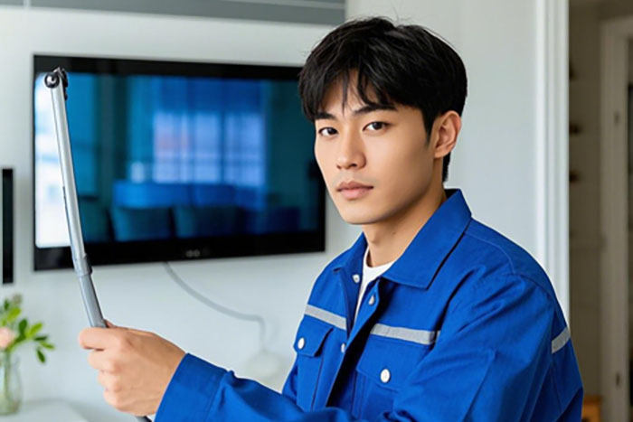 镇江市电视安装挂墙上门服务电话:解决墙面预留空间不合适、电视安装不平稳、安装位置不理想等问题