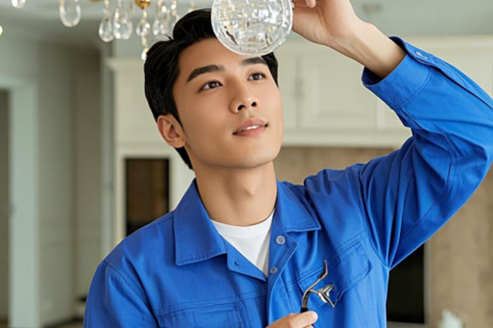 镇江市灯具维修电话:上门解决灯具不亮、开关故障、线路短路问题