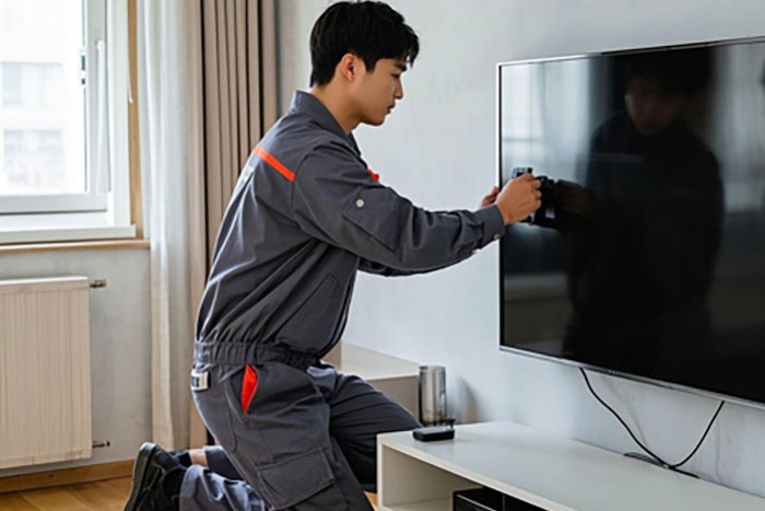 泰州市电视安装挂墙上门服务电话:轻松解决电视安装与挂墙难题
