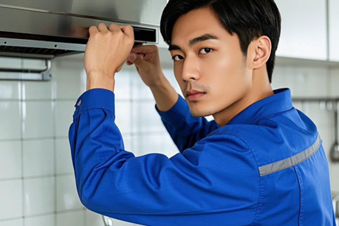 泰州市油烟机上门安装服务电话:解决油烟排放不畅、安装不当、噪音过大等问题