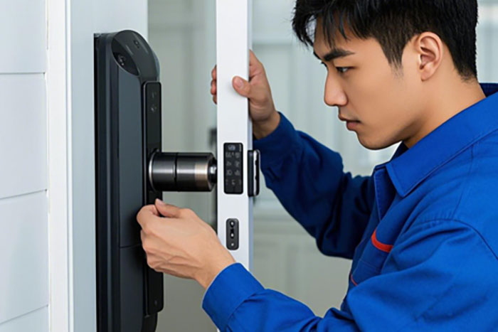 泰州市智能锁上门开锁公司电话,解决指纹失灵、密码错误问题