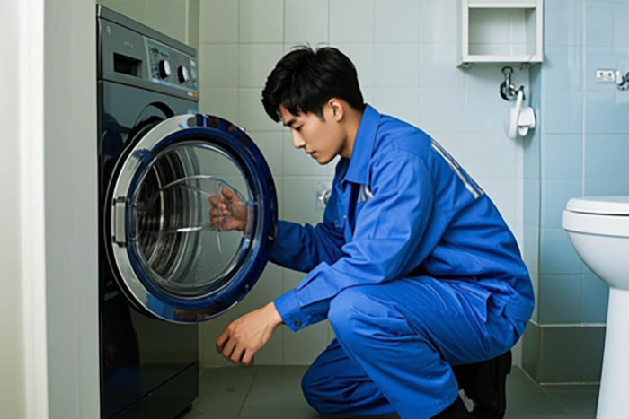 成都青羊区洗衣机上门安装服务电话:解决安装不平、接入不稳定、无法排水等问题