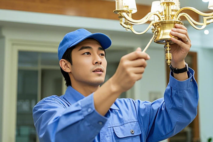 成都青羊区灯具维修电话,上门解决灯具不亮、灯光闪烁