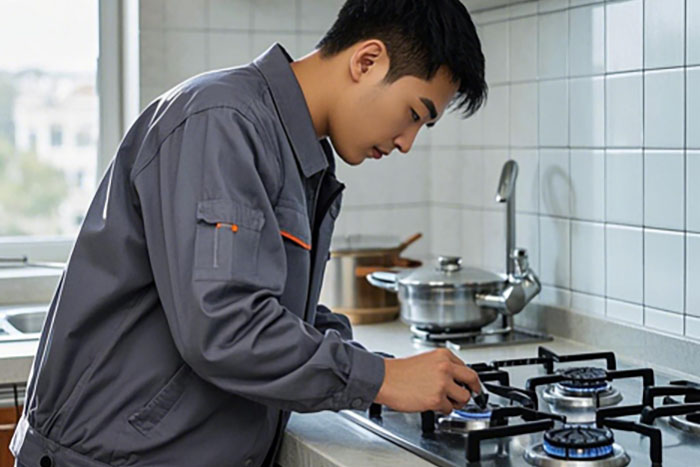 天津河西区燃气灶清洗服务电话,附近师傅上门解决油渍积聚问题