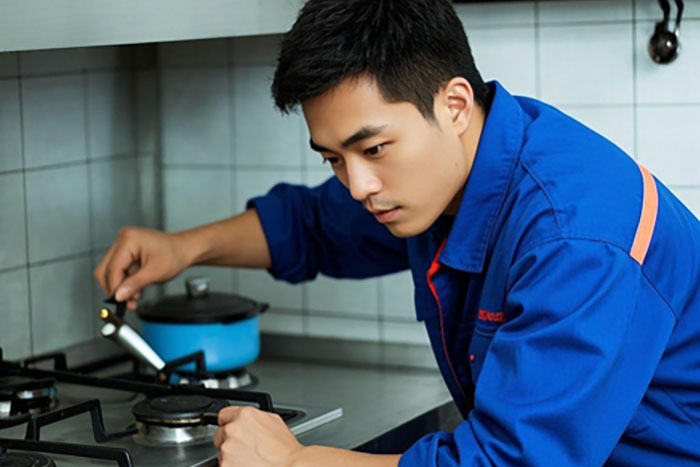 宁波北仑区燃气灶安装上门服务电话,专业解决漏气、不点火、火力不足问题