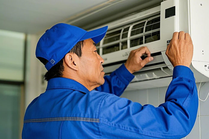 青岛黄岛区空调清洗服务电话:解决异味重、制冷差、噪音大问题