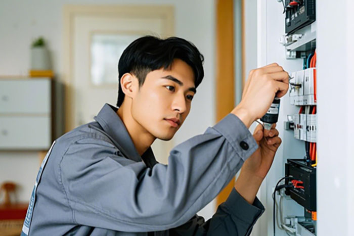 青岛黄岛区水电维修电话:电闸跳闸、水管漏水、插座失效