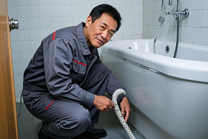 青岛黄岛区浴缸下水道疏通电话:解决水流不畅、堵塞、异味问题