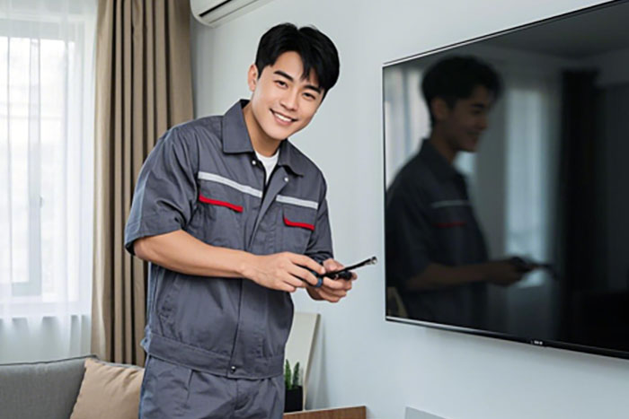 合肥蜀山区电视安装挂墙上门服务电话,电视无法开机、画面不清晰等维修问题