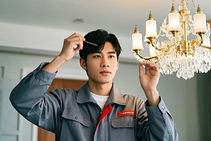 北京昌平区灯具维修电话:修理吊灯、台灯、壁灯等常见问题