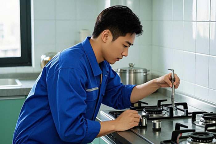淮南市燃气灶安装上门服务电话,师傅上门解决安装、调试、漏气问题