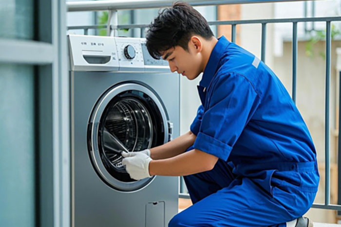 淮北市洗衣机上门安装服务电话:漏水问题、电源连接、水平不正