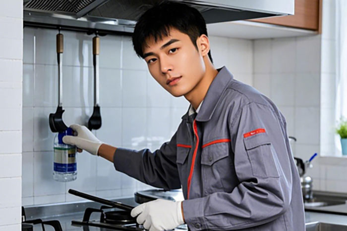 铜陵市油烟机清洗服务电话—油烟机噪音大、吸力减弱、油污无法去除