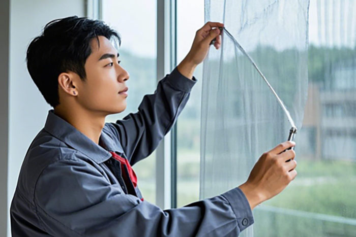 铜陵市窗纱更换服务电话—窗纱破损、老化、掉落