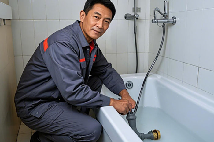 铜陵市浴缸下水道疏通电话—油污堵塞、毛发堆积、管道老化问题