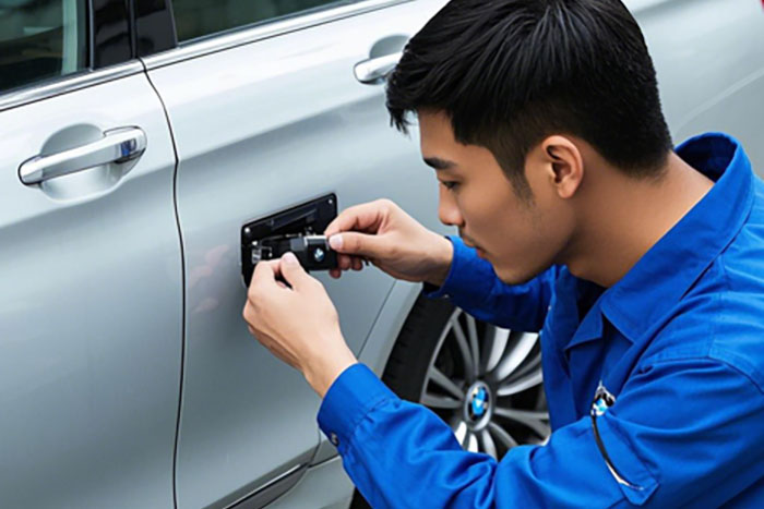 滁州市汽车开锁公司电话：宝马车锁卡死、奥迪车钥匙丢失解决