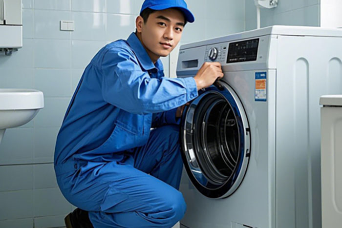 阜阳市洗衣机上门安装服务电话,解决排水不畅、接入水管不当、震动过大问题