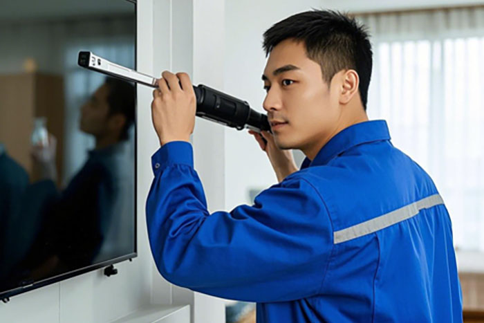 池州市电视安装挂墙上门服务电话:解决安装不稳、线路混乱等问题