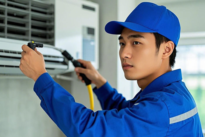 迎燕空调上门维修,E4、P6故障解决技巧