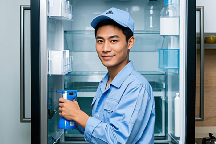 长虹冰箱上门清洗电话:制冷慢、内部异味怎么清除