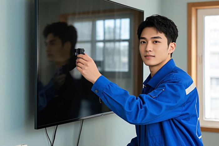淄博市上门安装电视,专业调试、确保画质清晰