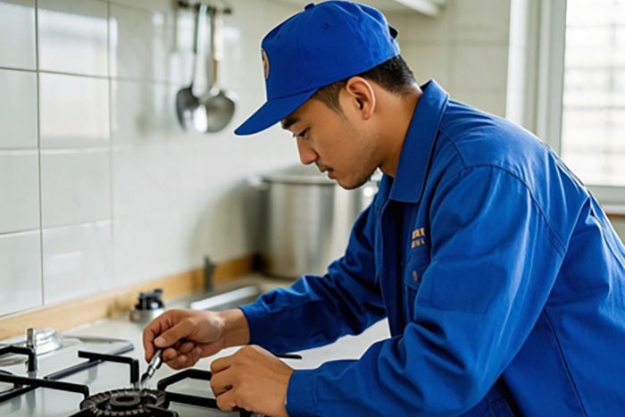 日照市网购燃气灶上门安装,调试火力不均、熄火问题