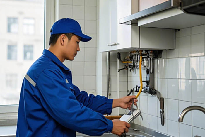 泰安市壁挂炉上门维修,修复热水不热、无法启动