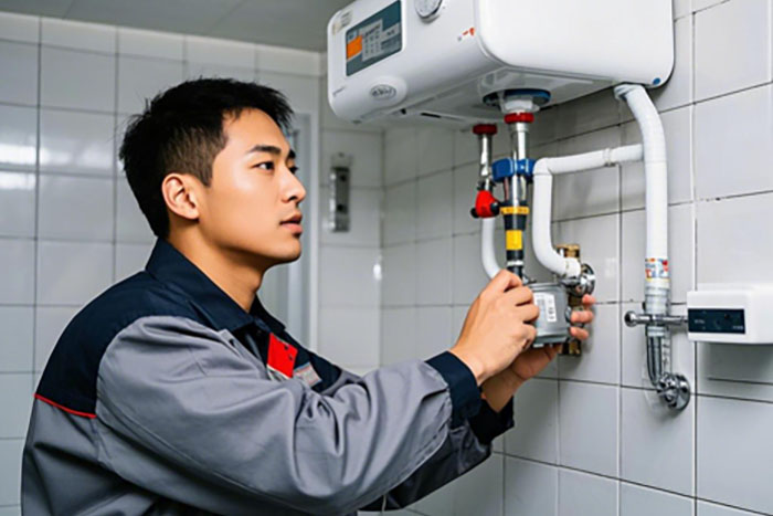 东营市网购热水器上门安装:解决漏水、震动问题