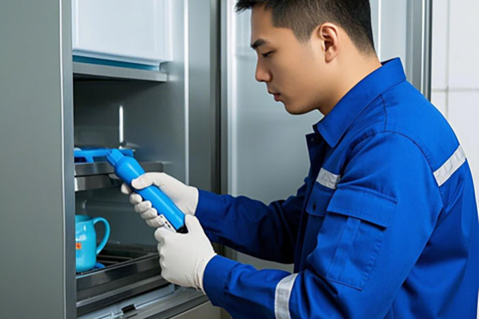 新飞冰箱上门清洗电话:启动困难、内部异味怎么清除